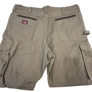 Wrangler‎ Khaki Workwear Trousers Cargo Ripstop
